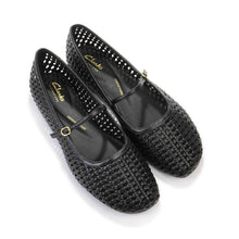 Livia Sky black weave Clarks Originals