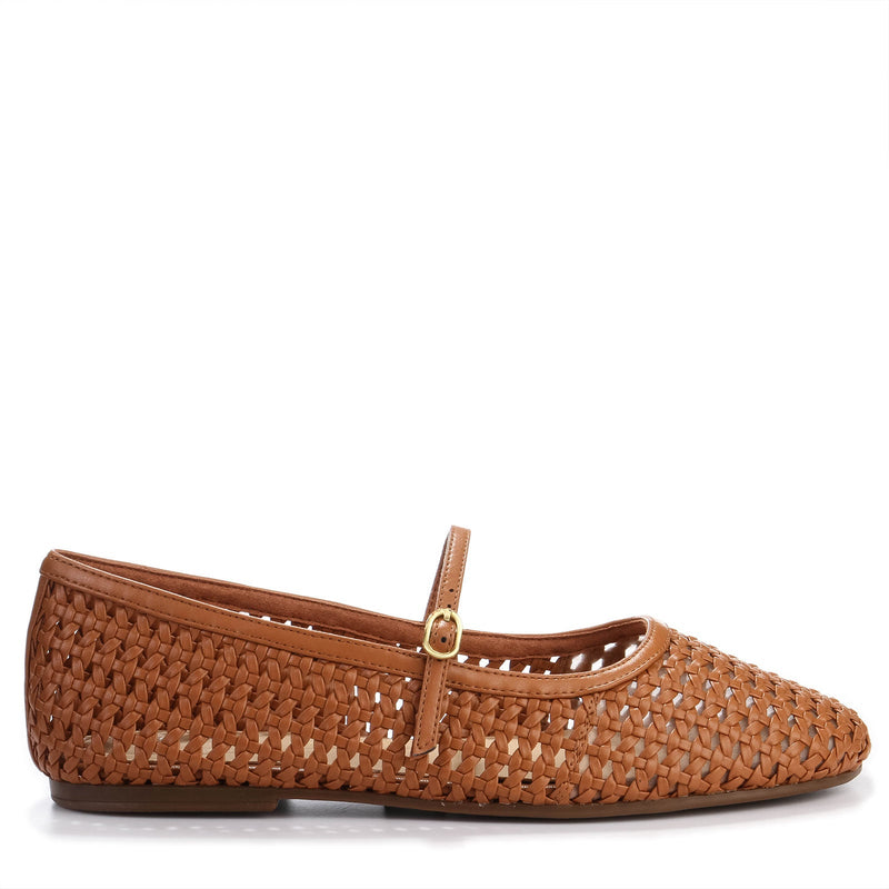 Livia Sky tan weave Clarks Originals