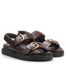 Aristella Bay Leather dark brown Clarks Originals