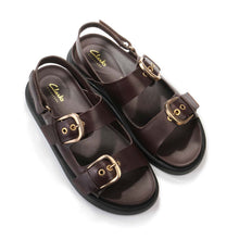 Aristella Bay Leather dark brown Clarks Originals