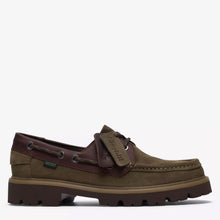 Cleyhill Boat Leather olive combination Clarks Originals