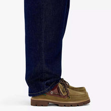 Cleyhill Boat Leather olive combination Clarks Originals