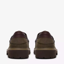 Cleyhill Boat Leather olive combination Clarks Originals