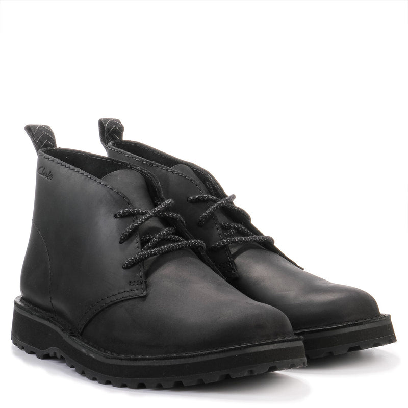 Solsbury Desert Boot black leather Clarks Originals