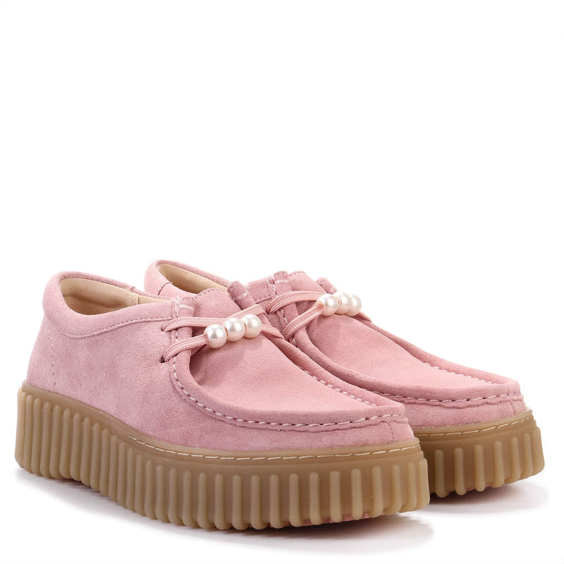 Torhill Bee dusty rose suede Clarks Originals