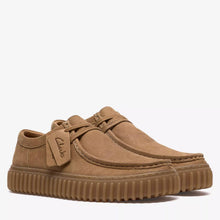 Torhill Lo Leather dark sand Clarks Originals