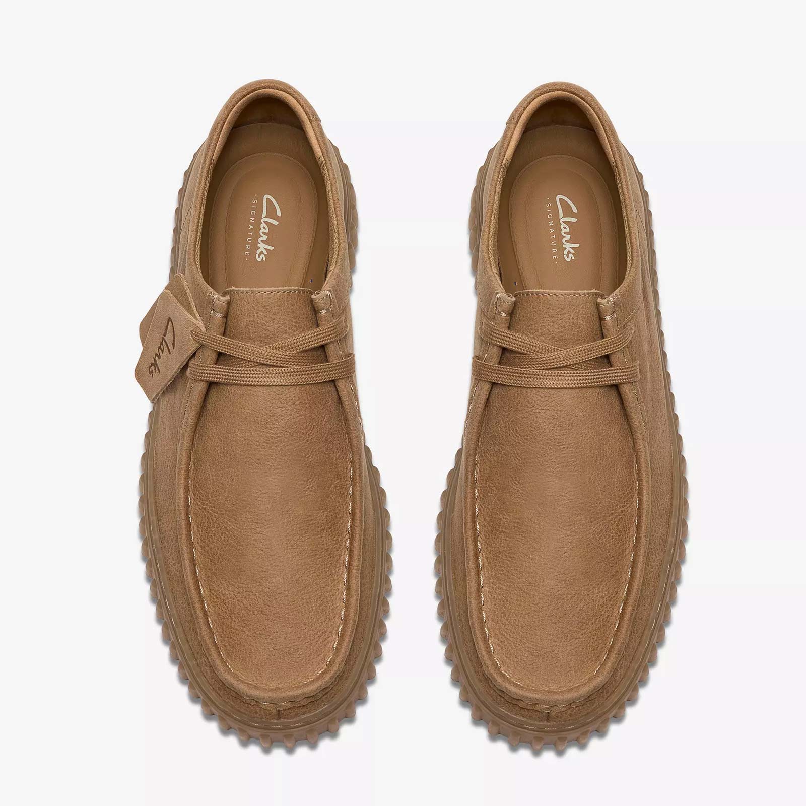 Torhill Lo Leather dark sand Clarks Originals