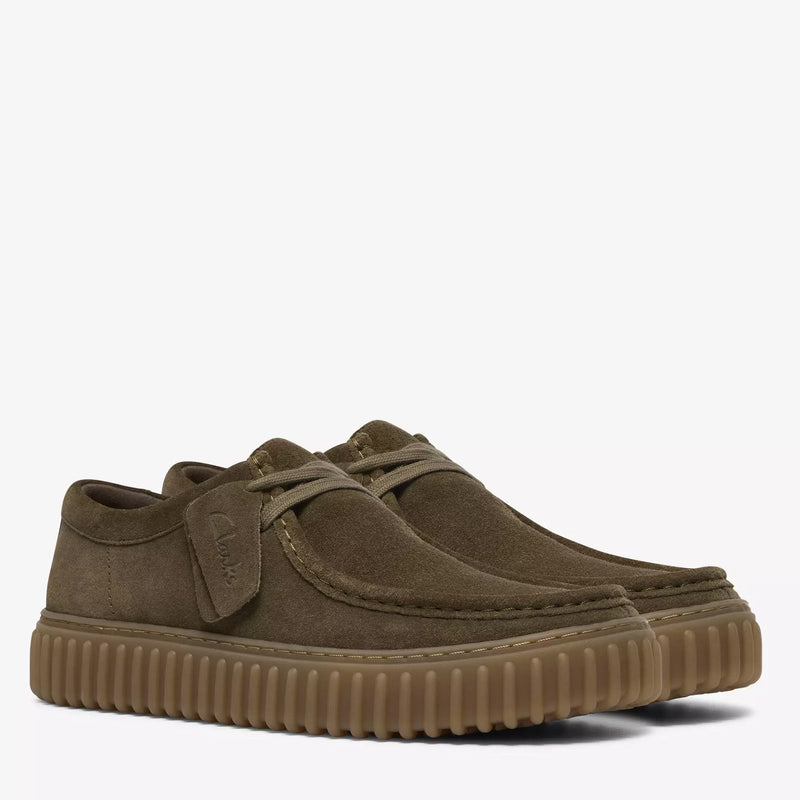 Torhill Lo Suede olive Clarks Originals