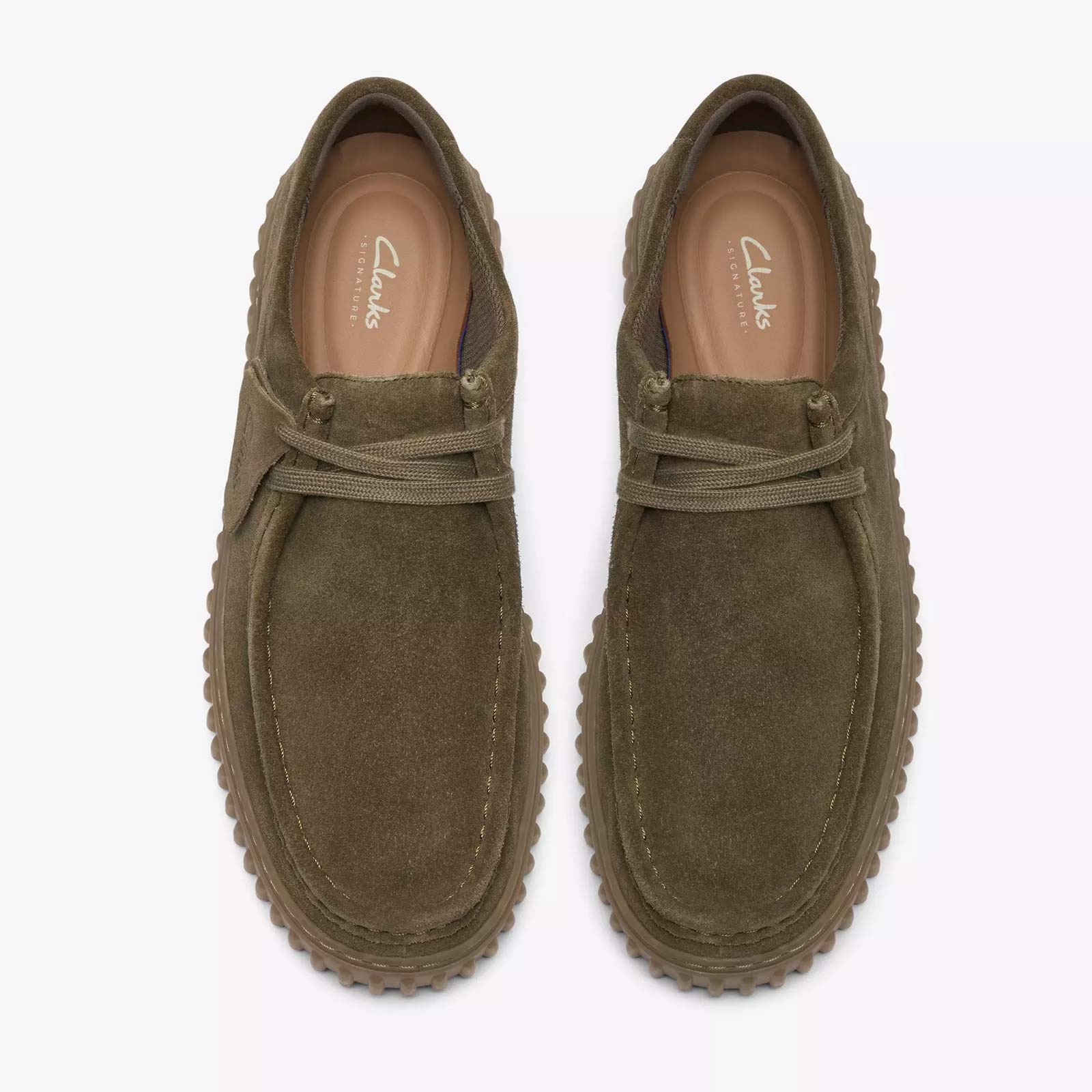 Torhill Lo Suede olive Clarks Originals