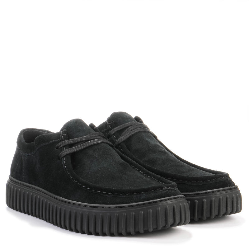 Torhill Lo black suede Clarks Originals