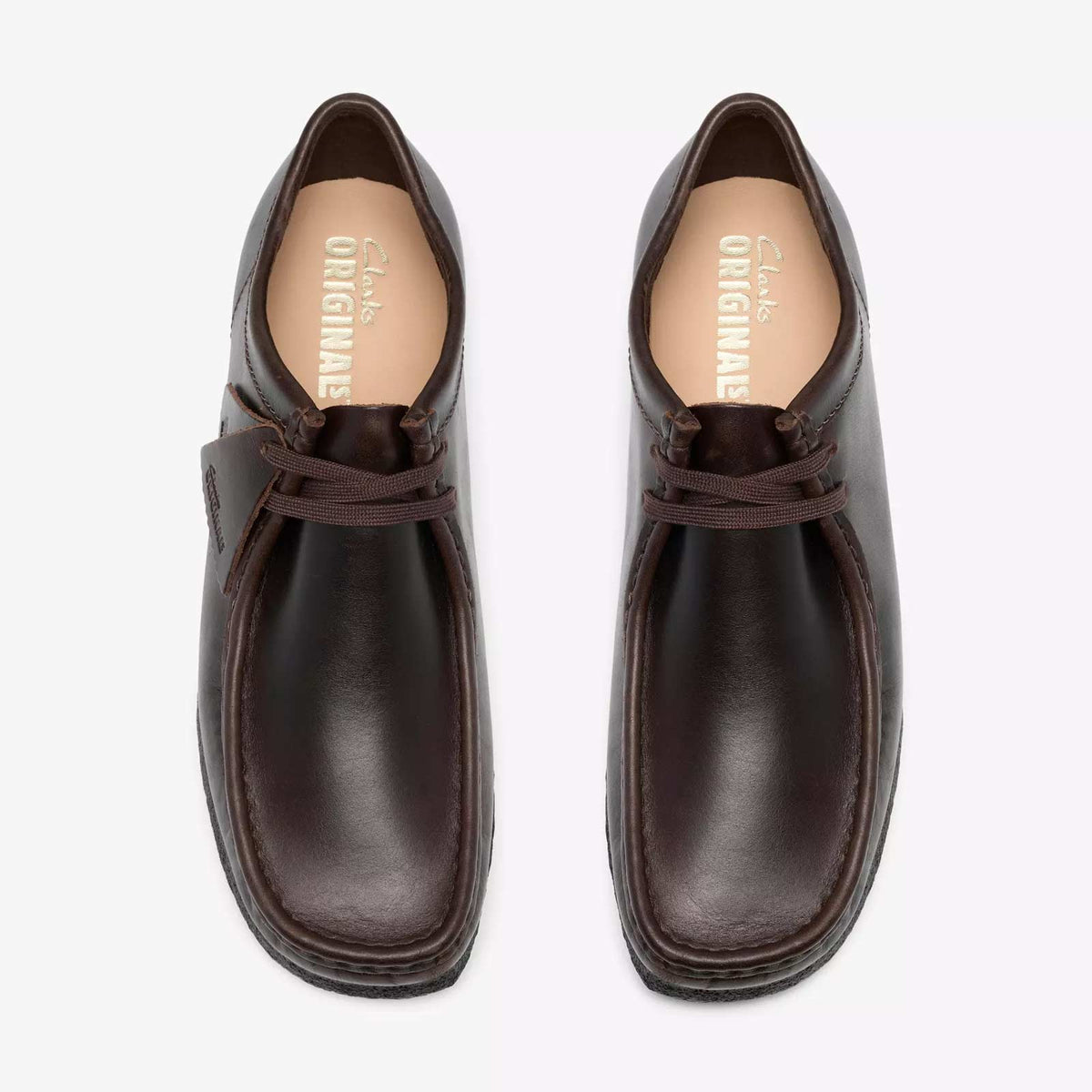 Wallabee Leather black/brown
