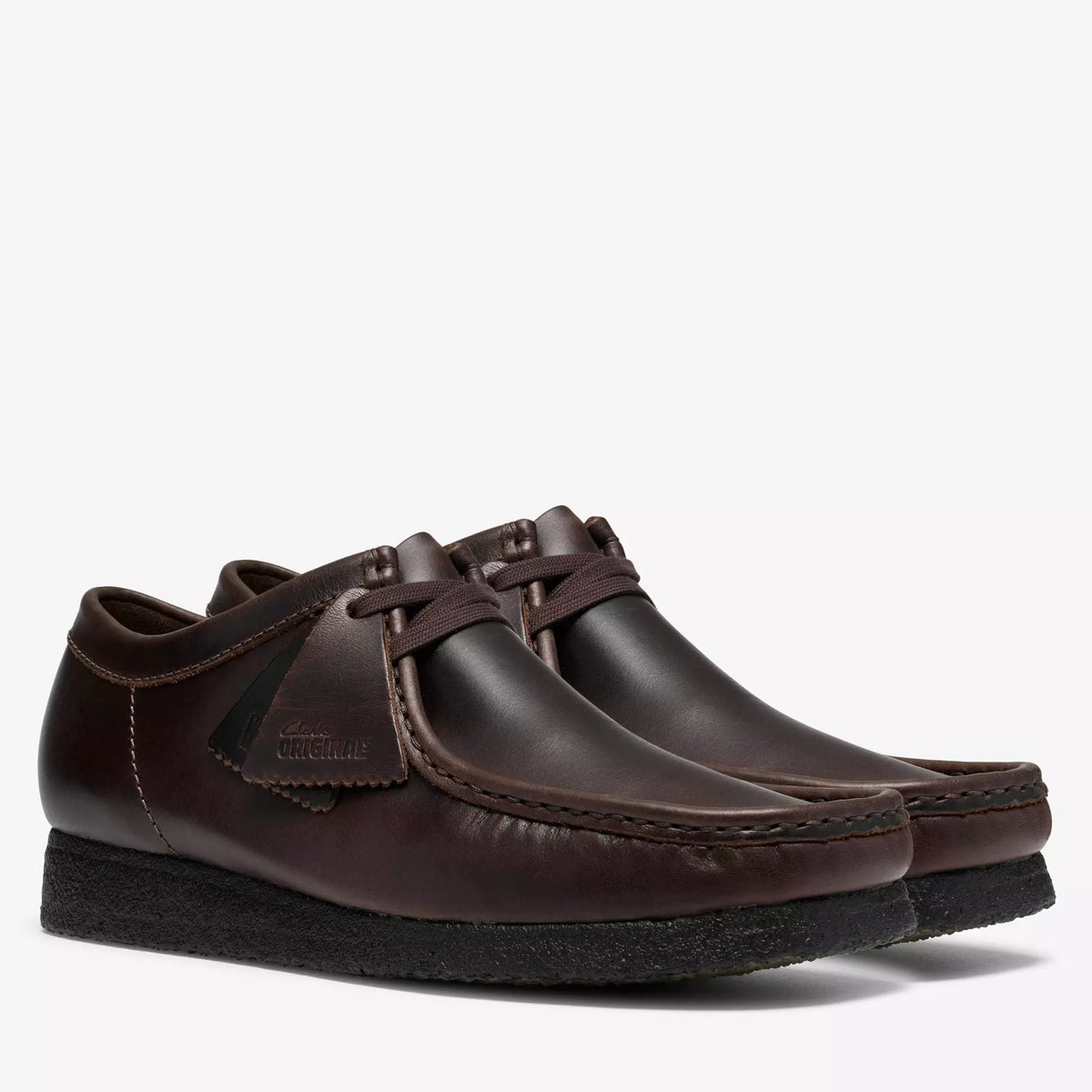 Wallabee Leather black/brown