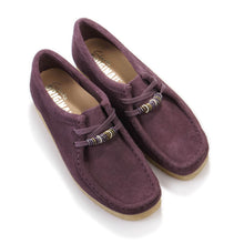 Wallabee W Suede plum Clarks Originals