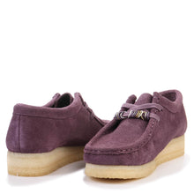 Wallabee W Suede plum Clarks Originals