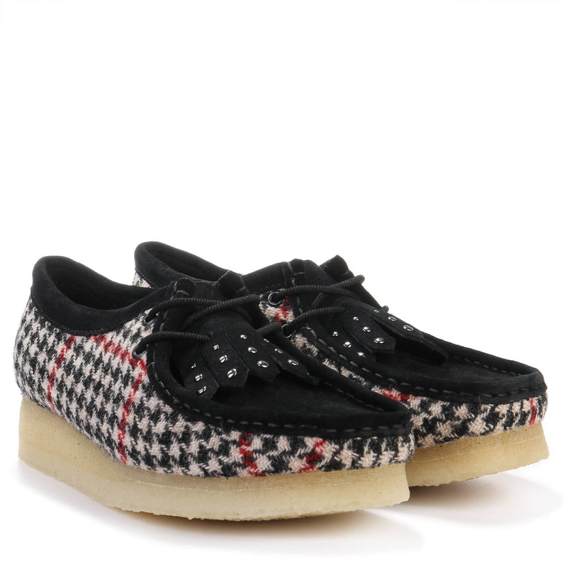 Wallabee W black tweed combi Clarks Originals