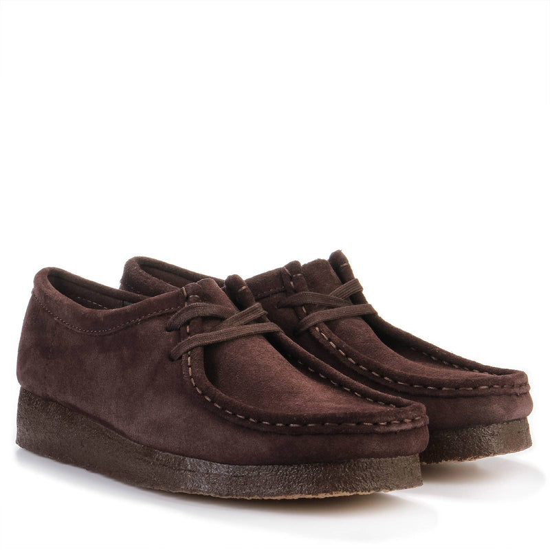 Wallabee W chocolate suede