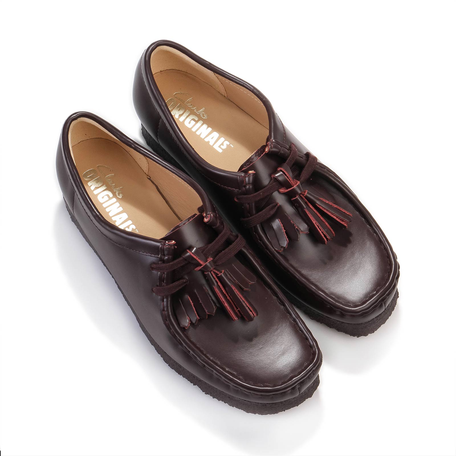 Wallabee W purple grape Clarks Originals