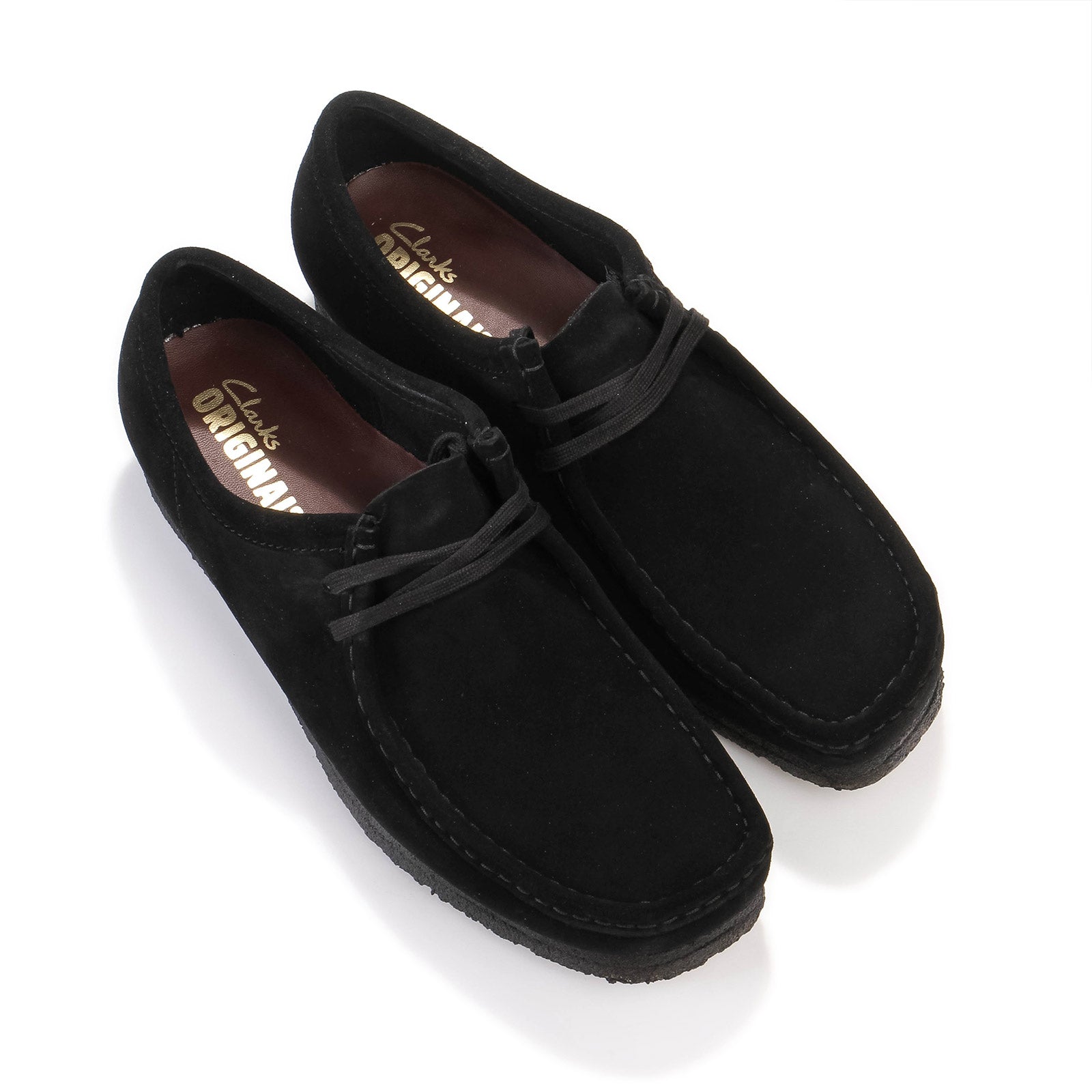 【スニーカー26cm相当】CLARKS ORIGINALS WALLABEE Wallabee black suede | ZebraClub Berlin