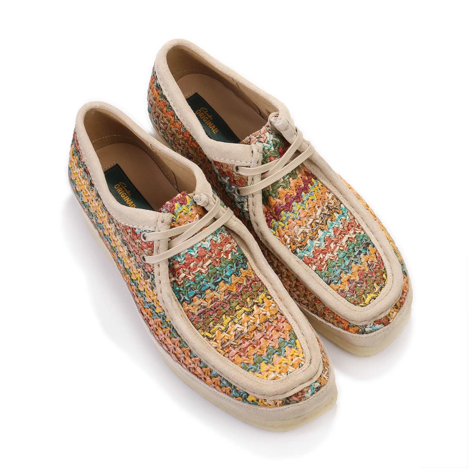 Wallabee multi Raffia