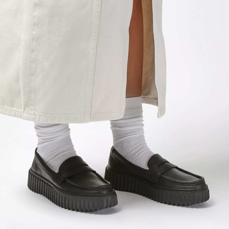 Torhill Penny Loafer Leather black