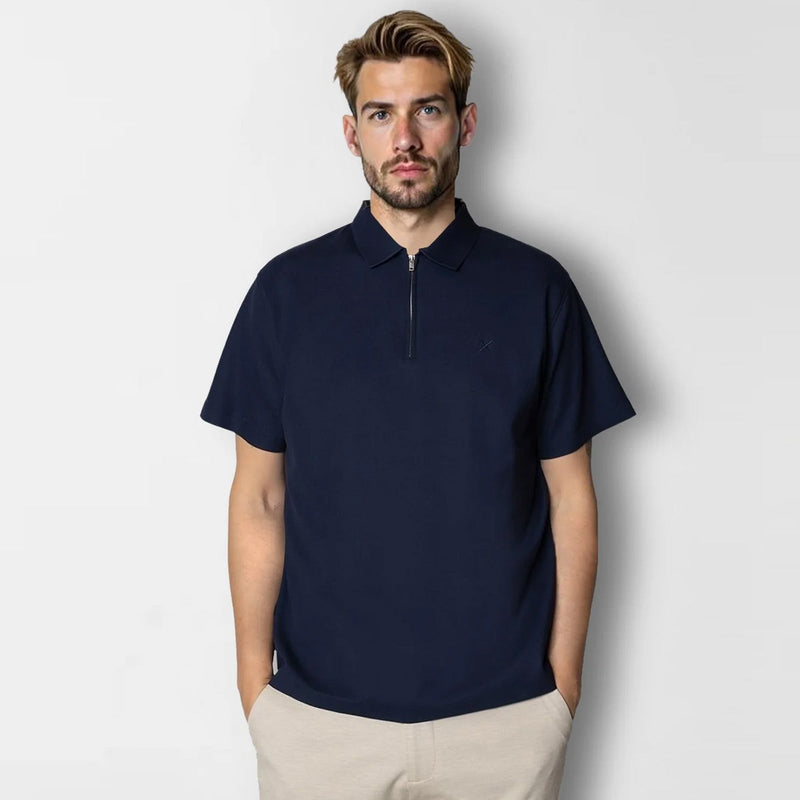 Joss S/S Polo navy Clean Cut Copenhagen