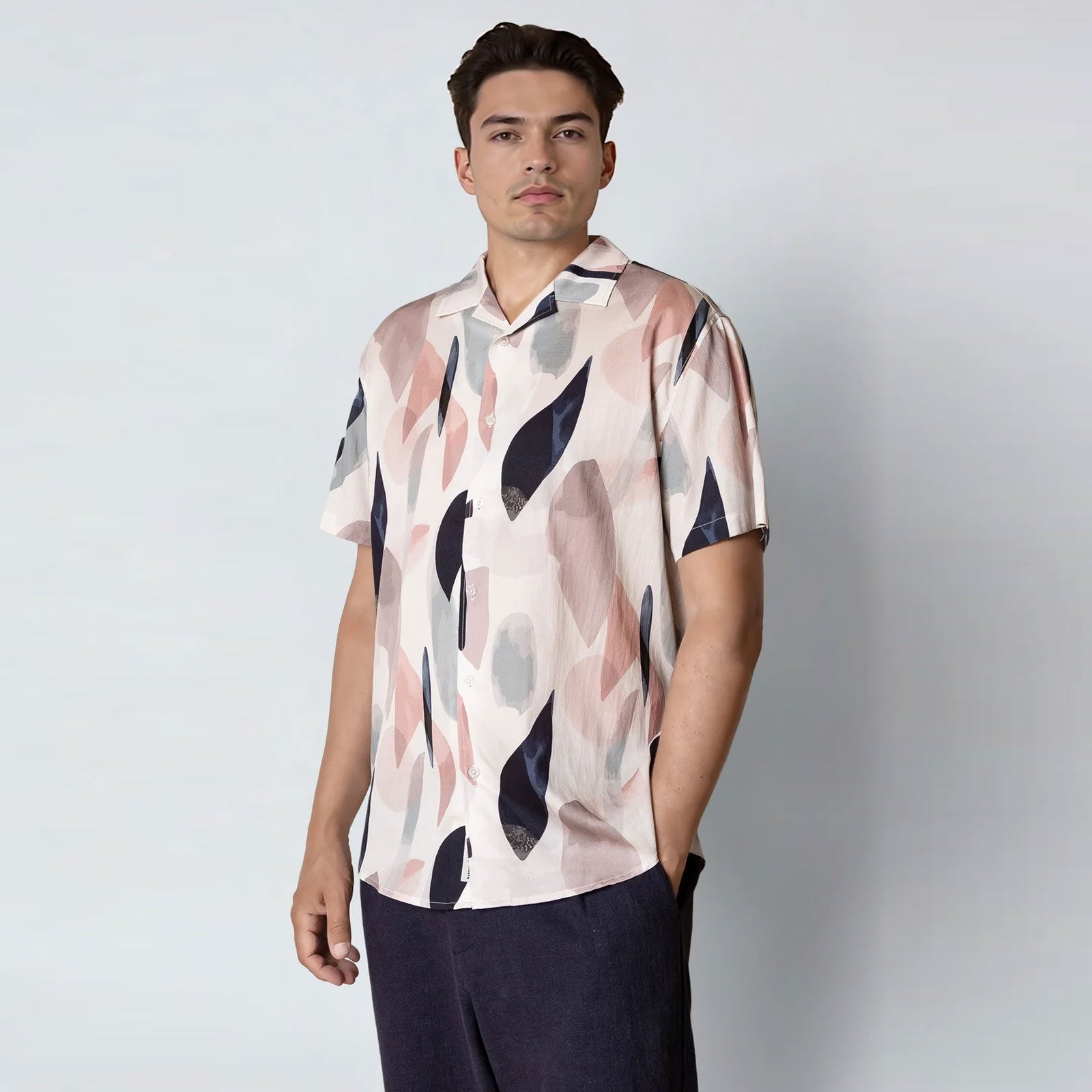 Bowling Ebbe SS Shirt violet ice Clean Cut Copenhagen