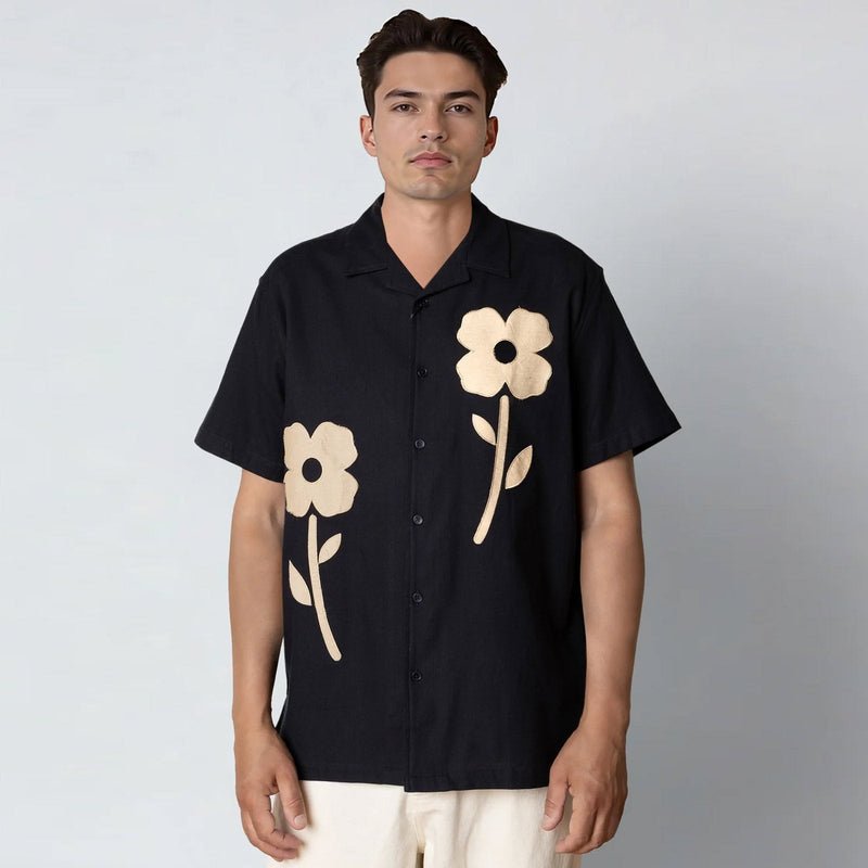 Bowling Feliz S/S Shirt dark navy Clean Cut Copenhagen