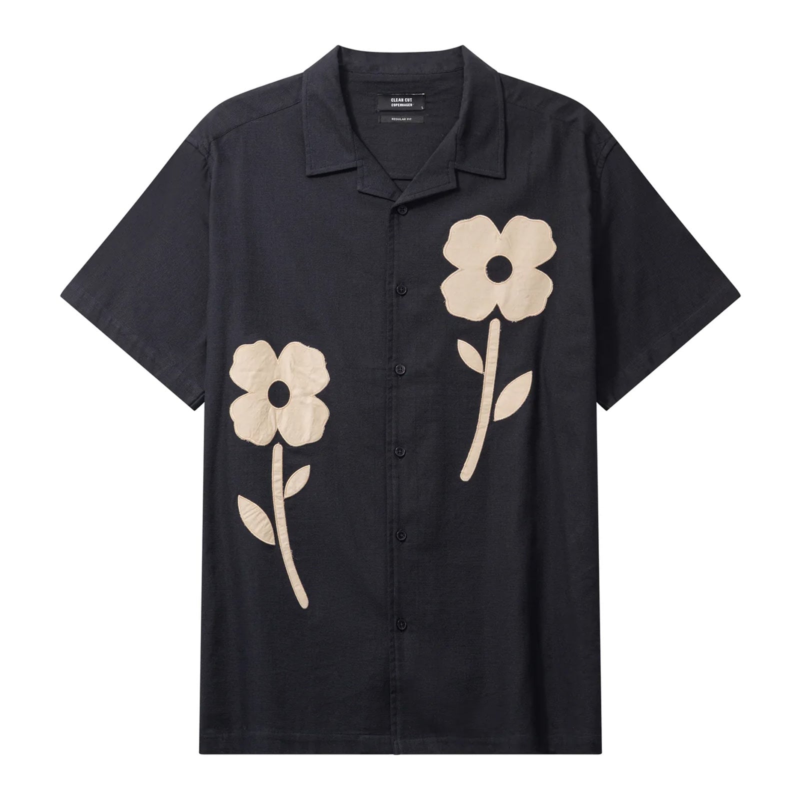 Bowling Feliz S/S Shirt dark navy Clean Cut Copenhagen