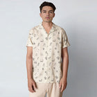 Bowling Magne S/S Shirt ecru Clean Cut Copenhagen