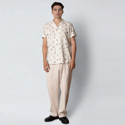 Bowling Magne S/S Shirt ecru Clean Cut Copenhagen