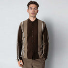 Buckley Polo Cardigan dark brown Clean Cut Copenhagen