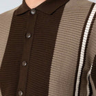 Buckley Polo Cardigan dark brown Clean Cut Copenhagen