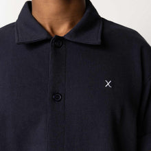 Calton Structured SS Shirt dark navy Clean Cut Copenhagen