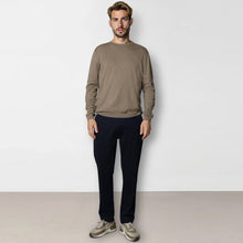 Claude Crewneck Jumper dark beige melange Clean Cut Copenhagen