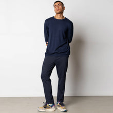 Claude Crewneck Jumper navy melange Clean Cut Copenhagen