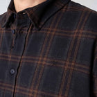 Dylan Checked Flannel Shirt dark navy Clean Cut Copenhagen