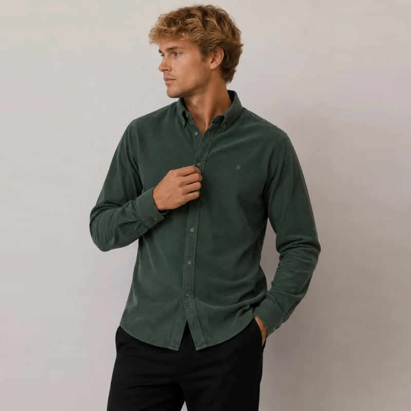 Eske Corduroy Shirt forest green