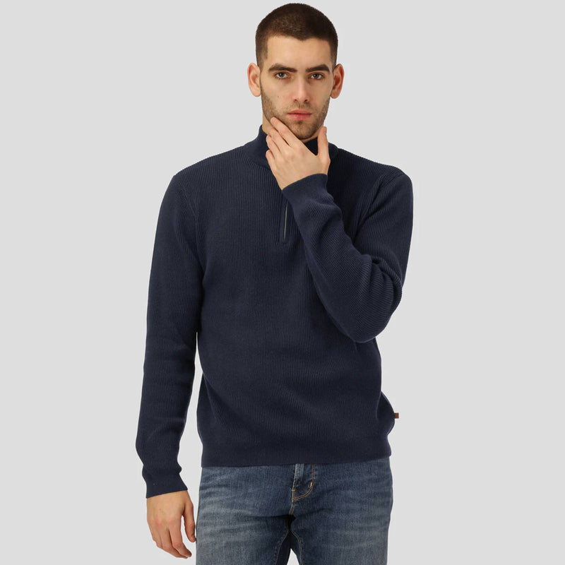 Mario Half Zip Jumper navy Clean Cut Copenhagen