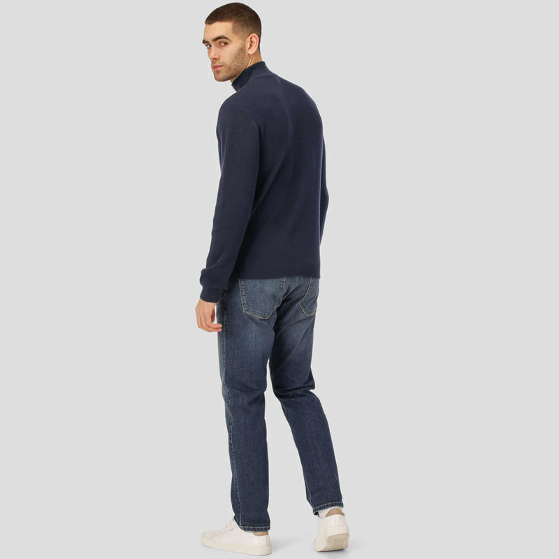 Mario Half Zip Jumper navy Clean Cut Copenhagen