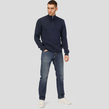 Mario Half Zip Jumper navy Clean Cut Copenhagen