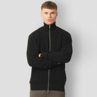 Mario Zip Cardigan black Clean Cut Copenhagen