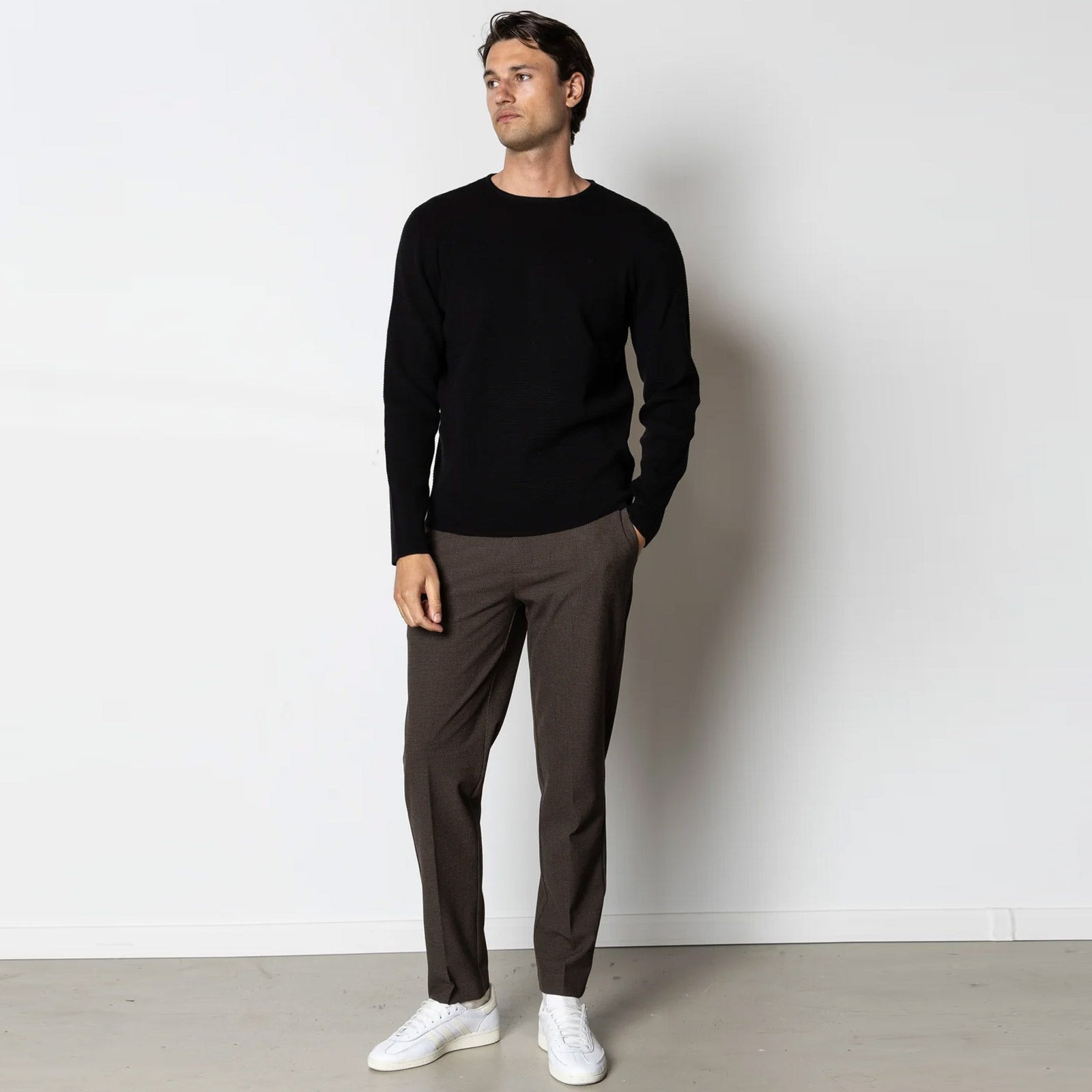 Oscar Knitted Jumper black Clean Cut Copenhagen