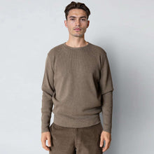 Oscar Knitted Jumper brindle melange Clean Cut Copenhagen
