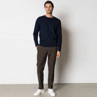 Oscar Knitted Jumper navy Clean Cut Copenhagen
