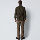 Russel Flannel Shirt dark army melange Clean Cut Copenhagen