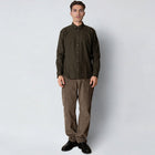 Russel Flannel Shirt dark army melange Clean Cut Copenhagen