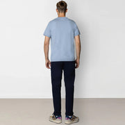 Thomas Knitted Polo T-Shirt light blue