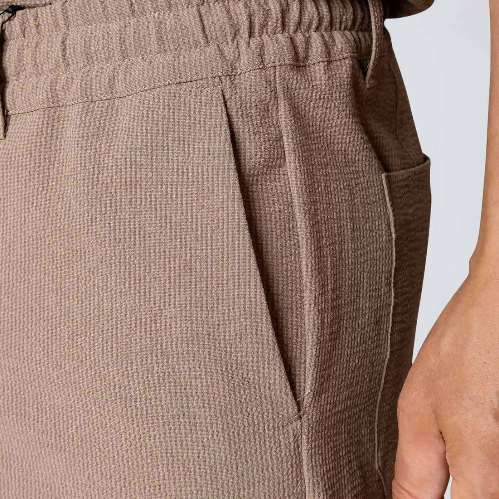 Barcelona Erico Striped Shorts shitake Clean Cut Copenhagen
