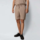 Barcelona Erico Striped Shorts shitake Clean Cut Copenhagen