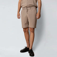 Barcelona Erico Striped Shorts shitake Clean Cut Copenhagen